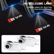2PCS LED Car Door Logo Welcome Lights Auto Laser Projector Lamp For Audi Q7 Q3 Q5 RS Q8 Q6 Q2 A4 A3 