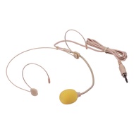 Good Quality Headset Microphone Condenser Mic 3.5mm Interface for Wireless Bodypack Transmitter
