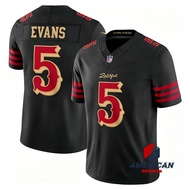 Men's San Francisco 49ers #5 Mike Evans 2025-26 Rivalries Collection Black Limited American Football