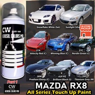 [ MAZDA RX-8 ] Touch Up Paint Color CW Aikka Aerosol DIY Cat Spray Can Bottle 370ml 补漆 Cat Kereta Ma