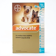 Advocate Flea & Heartworm Spot-on For Dogs M (4-10kg)