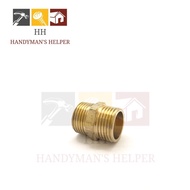 BRASS NIPPLE MALE THREAD CONNECTOR BRASS FITTING