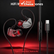 SPRISE S2000 Headphones Earphones Type-C Wired Ear Hook Built In Sound Card 4 Modes Voice Changer Li