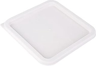 Restaurantware - LID ONLY: Met Lux 9 x 9 Inch White Plastic Lid, 1 Durable Storage Container Lid - F