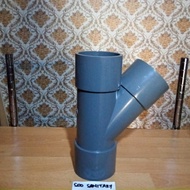 Tee 45 AW 2" Inch PVC Rucika - Tee Y Branch Thick