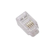 Jack Plug/ Connector/ (Connector) RJ11 (RJ-11) - Per Pack (100 pcs)