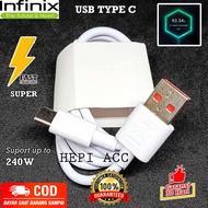 KABEL DATA INFINIX TYPE C / TEPSI ORIGINAL 100% HOT 12 PLAY / ZERO 5 / NOTE 8 / 11 / 11S / NFC / FAS
