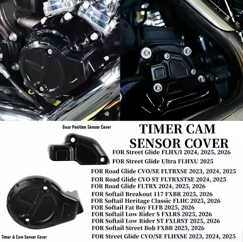 For Harley Road Glide CVO ST FLTRXSTSE 2024, 2025 New Motorcycle CNC Timer/Cam Sensor Cover kit
