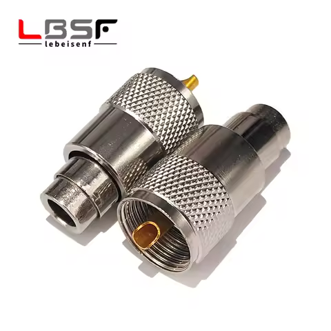 UHF Male Plug SL16 PL259 Connector PL-259 UHF Male Solder for RG58 RG142 LMR195 RG400 Cable Coaxial 