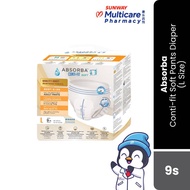 ABSORBA CONTI-FIT SOFT PANT (L) 9'S