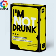 I'M NOT DRUNK - Party Drinking Game for Game Nights - 21st Birthday Gift & Bachelorette Party Game