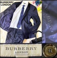 L碼／原價8萬多／Burberry London ／頂級款Virgin wool成套西裝／義大利製