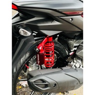 PROFENDER X-SERIES For Yamaha NVX V1 V2 Aerox 155 Absorber Set + Extra Spring 305MM 285MM Standard Lower Red Black Hitam