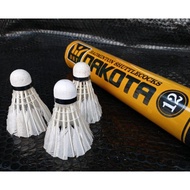 Dakota Yellow Badminton Shuttlecock 1 Tube Contains 12 Shuttlecocks