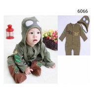 Pilot Green army playsuit 6066