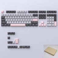 126 Keys Double Shot PBT Cherry Keycaps Mechanical Game Keyboard Wireless for MX Switch Keycap GMK67