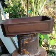 Bonsai pot size 30x23x7.5 / pot fine cement pot contest class pot BONSAI POT cement bonsai pot