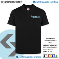 T-Shirt Crypto Bidget Logo Crypto Bitcoin POLO Shirt