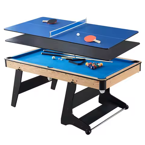 6 f t 1.8 m indoor adult children's folding pool table snooker table billiard table table table tenn