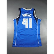 Embroidery Classic Dirk Nowitzki Dallas Mavericks Blue Basketball Jersey