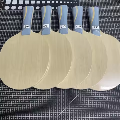 [Playa PingPong] Customizable like hurricane long 5 w968 structure table tennis rackets performance-