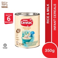 Nestle Cerelac Infant Cereals with Milk - Rice & Milk (350g) [Mum's Club Deal]