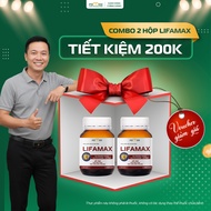 [TIẾT KIỆM 200K] Combo 2 Hộp Giải Độc Gan Lifamax – TPBVSK Hỗ Trợ Mát Gan Bảo Vệ Gan (Hộp 30 Viên)