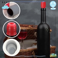 SUHUHD Wine Bottle Stopper, Wine Tools Silicone Red Wine Sealer, Reusable Sparkling Wine Bottle Stop