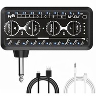 M-VAVE H8 Guitar Plug Amp Wireless Mini Amplifier Guitar Headphone Speakers Pa-1 Acoustic Electric Bass Effect Pedal