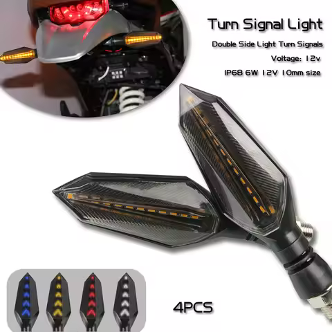12V LED Turn Signals Light Amber Flasher Stop Tail Lamp FOR HONDA CB150R CB190 CB190R CB250R CB300F 
