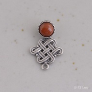 S925 Silver Handmade Accessories Pendant diy Chinese Knot LT2I