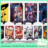 [Ready Stock VN - Fire Speed] PS5 Disk Set Skin Decal Stickers Game Machine Playstation 5 And Anime Manga Game Controller Stickers