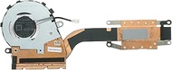 Replacement CPU Cooling Fan with Heatsink for Dell Latitude 7410 2-in-1 02V3MP, EG50040S1-CJ90-S9A, 
