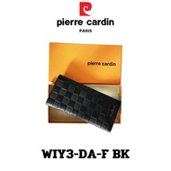 Pierre Cardin (ปีแอร์ การ์แดง) กระเป๋าธนบัตร กระเป๋าสตางค์ใบยาว  กระเป๋าสตางค์ผู้ชาย กระเป๋าหนัง กระเป๋าหนังแท้ รุ่น WIY3-DA-F พร้อมส่ง ราคาพิเศษ