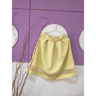Chic simple yellow skirt