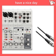 Live Streaming AG06MK2 with W & XLR Cable BX3/3.0 Black, Set of 2.