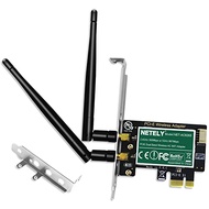 NETELY Dual Band Wireless-AC 1200Mbps PCIE WiFi Adapter with Bluetooth 4.2 for Windows 7, 8.x, 10, 1