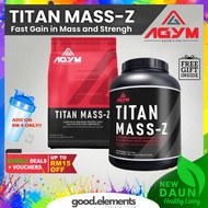 Agym Nutrition TITAN MASS-Z - HALAL- Weight Mass Gainer 2kg - 20servings After meal