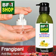 Anti Bacterial Hand Sanitizer Gel with 75% Alcohol  - Frangipani Anti Bacterial Hand Sanitizer Gel - 500ml