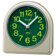 SEIKO Alarm Clock Table clock Radio Analog Light Gold Pearl KR332G