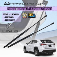 Toyota Lexus NX200 NX200T Front Bonnet Damper Boot Absorber Gas Spring Set Tailgate Penyerap Bonet D