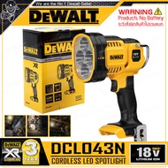 DEWALT ไฟฉาย LED ไฟฉายไร้สาย 20V Max. (18V) รุ่น DCL043N ++เฉพาะตัวเครื่อง ไม่รวมแบตเตอรี่++