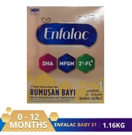 Enfalac Baby Step 1(1.16kg)Rumusan Bayi(Exp：Sep-2027)#Lim1Shop