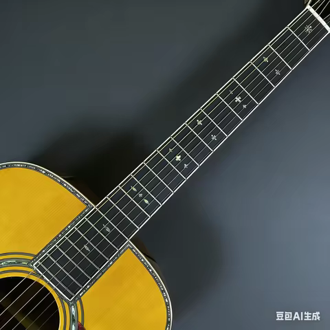D28 series 41 inch yellow glossy paint acoustic acoustic guitar