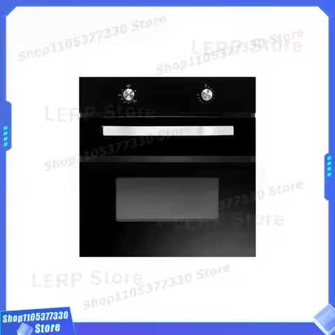60L Built In Electric Oven Stainless Steel Convection Heating Temperature Control Kitchen Appliance 