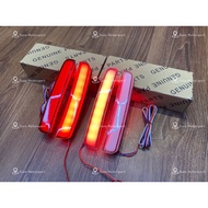 DYNAMIC Running PERODUA ALZA(14-17) /AXIA STYLE /MYVI SE YCL-397 Rear Bumper Reflector LED RED ALBINO Light