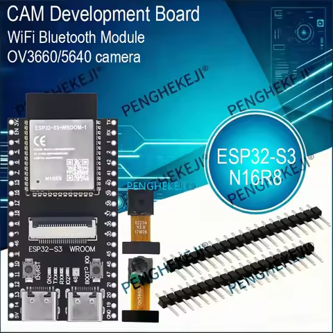 (1Pieces)ESP32-S3 N16R8 for CAM Development Board WiFi Bluetooth Module OV3660/5640 Camera