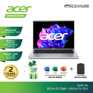 ACER SWIFT GO SFG14-73-726N | SFG14-73-7331 INTEL CORE ULTRA 7 PROCESSOR 155H/16GB/1TB SSD/ARC/14" WQXGA OLED/BACKLIT/WIFI 7/W11H/HNS21/2YW BACKPACK