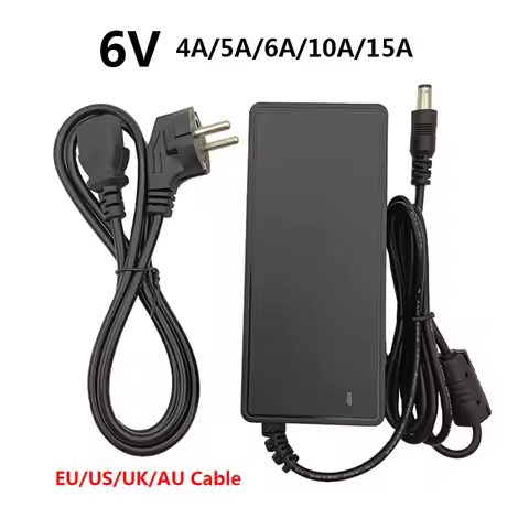 Universal 6v 10a Power Supply 6v 5a 4A 6A 15A 220V to 6v Source 6 Volt Adapter 220v to 6v DC Power S