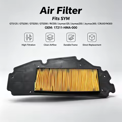 17211-HMA-000 Motorcycle Air Filter Is Suitable for SYM GTS125 GTS200 GTS250 GTS300 RV250 Joymax125